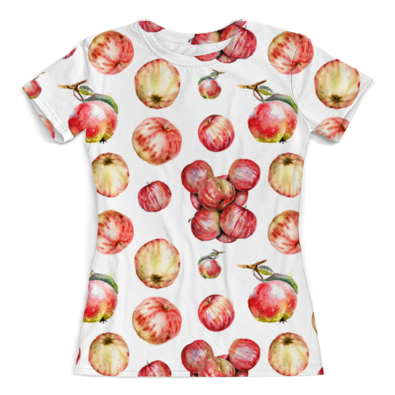 Printio Футболка с полной запечаткой (женская) Осенние яблоки