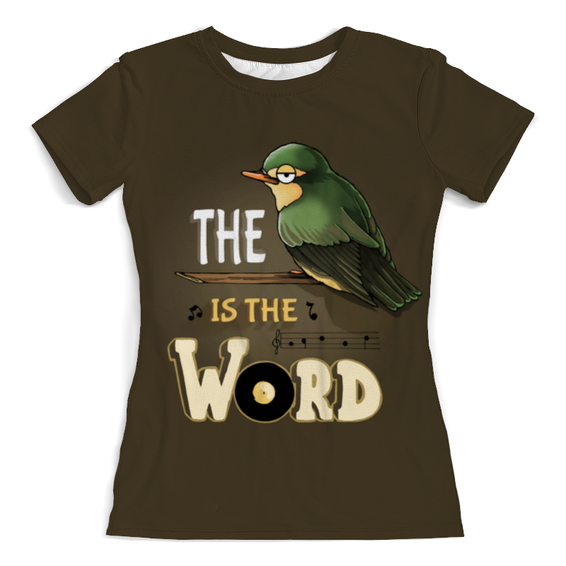 Printio Футболка с полной запечаткой (женская) Птичка printio футболка с полной запечаткой женская птичка в зимнем лесу