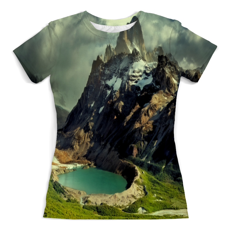 Printio Футболка с полной запечаткой (женская) Озеро printio футболка с полной запечаткой мужская озеро