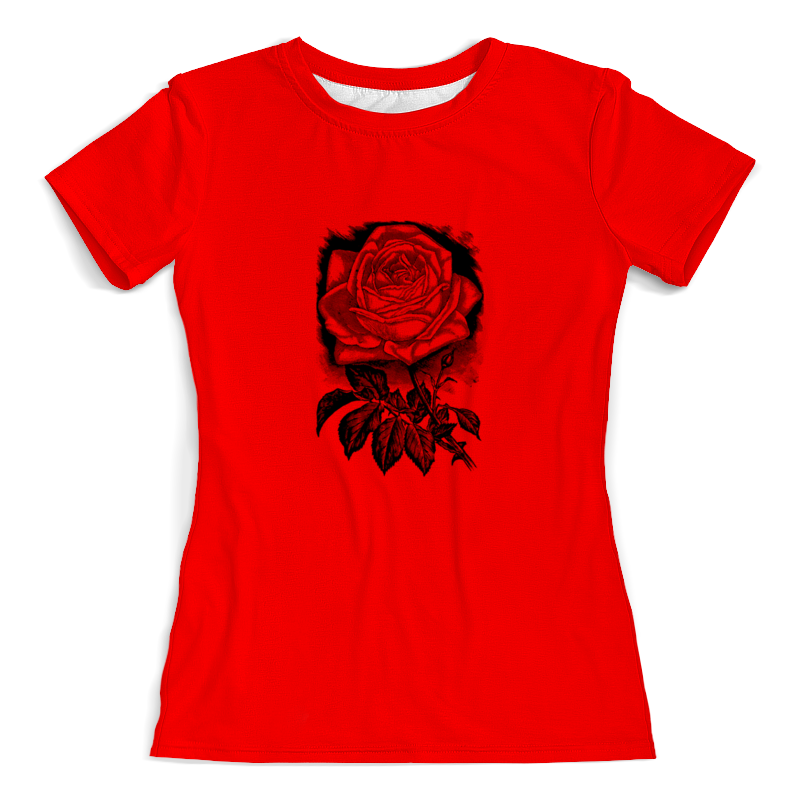 Printio Футболка с полной запечаткой (женская) цветок printio футболка с полной запечаткой женская футболка черная радужный цветок