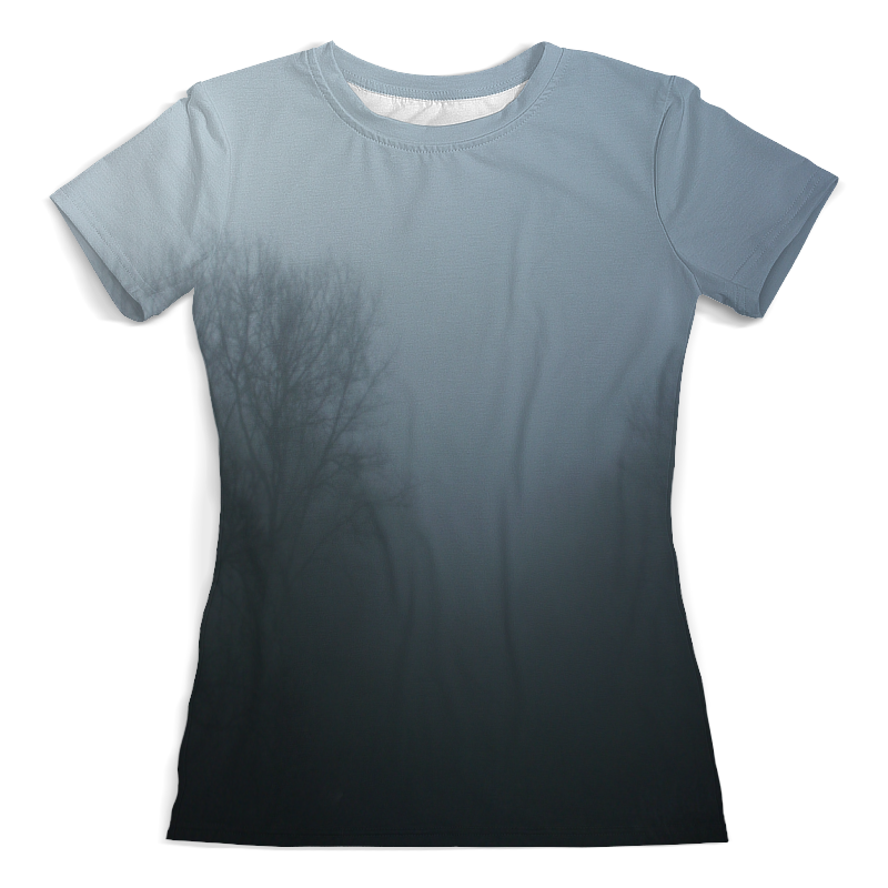 Printio Футболка с полной запечаткой (женская) Туман printio футболка с полной запечаткой женская лес мой храм туман над лесом