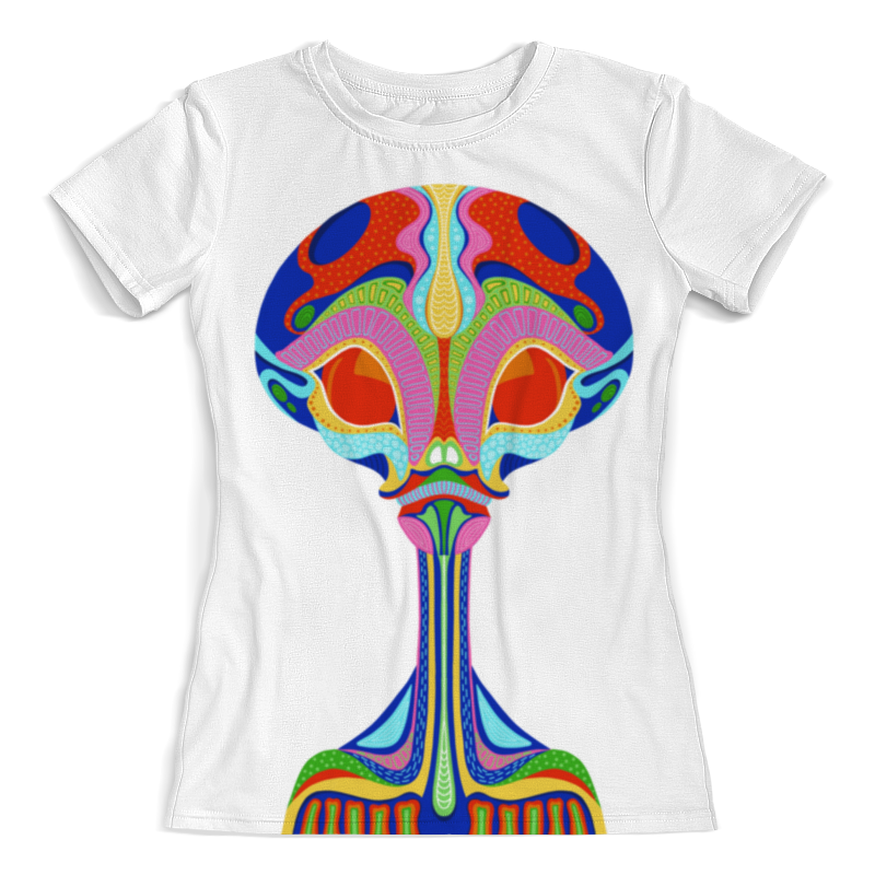 Printio Футболка с полной запечаткой (женская) Инопланетянин printio футболка с полной запечаткой женская яркая