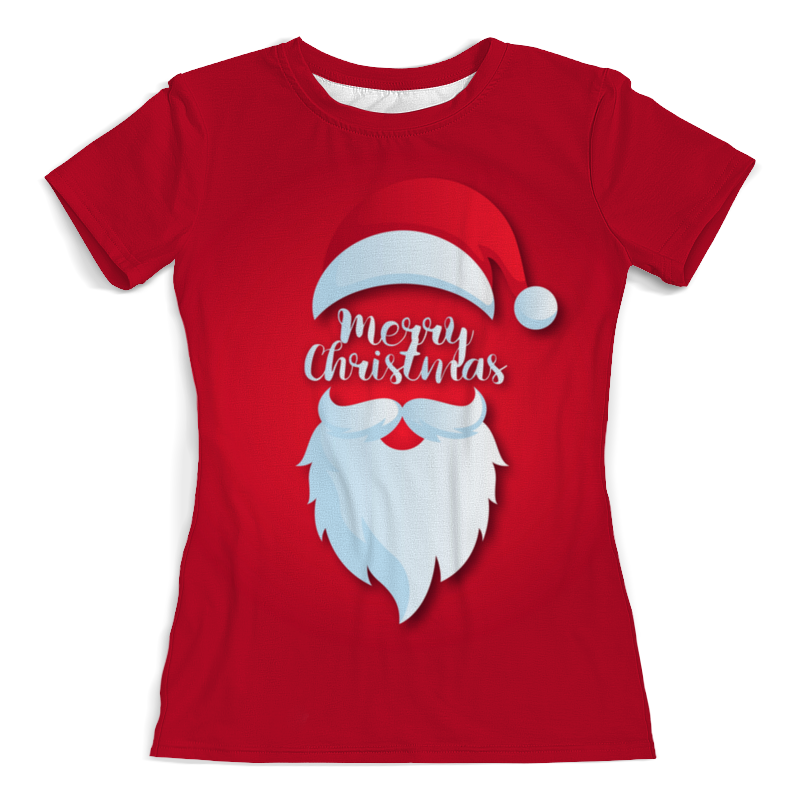 Printio Футболка с полной запечаткой (женская) Санта клаус printio футболка с полной запечаткой для мальчиков санта клаус