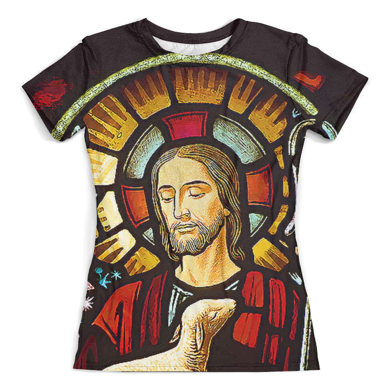 Printio Футболка с полной запечаткой (женская) Иисус христос printio футболка с полной запечаткой мужская иисус христос