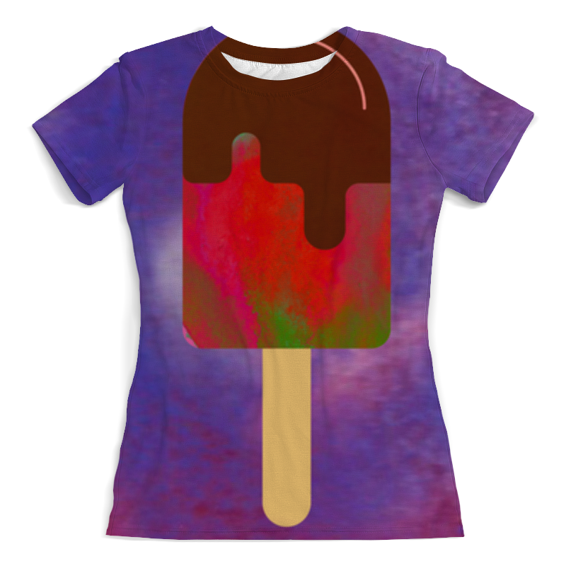 Printio Футболка с полной запечаткой (женская) Ice cream printio футболка с полной запечаткой мужская ice cream