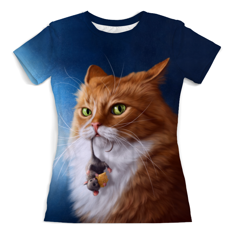 Printio Футболка с полной запечаткой (женская) ✿ кошки-мышки ✿ printio футболка с полной запечаткой для мальчиков кошки мышки