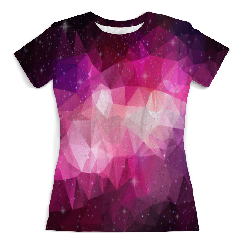 Printio Футболка с полной запечаткой (женская) Pink polygon printio футболка с полной запечаткой женская polygon star