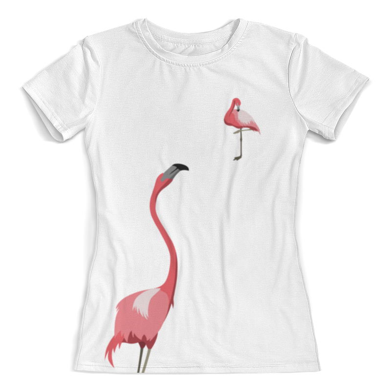 Printio Футболка с полной запечаткой (женская) Тайная любовь розового фламинго printio футболка с полной запечаткой для девочек тайная любовь розового фламинго