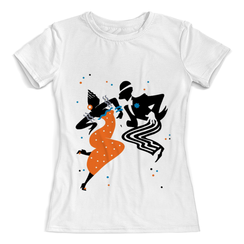 Printio Футболка с полной запечаткой (женская) Танцы. самба printio футболка с полной запечаткой женская танцы мамбо