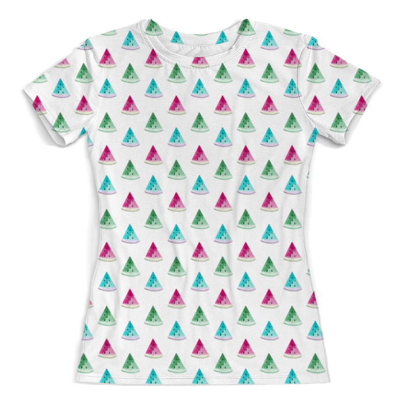 Printio Футболка с полной запечаткой (женская) Арбуз