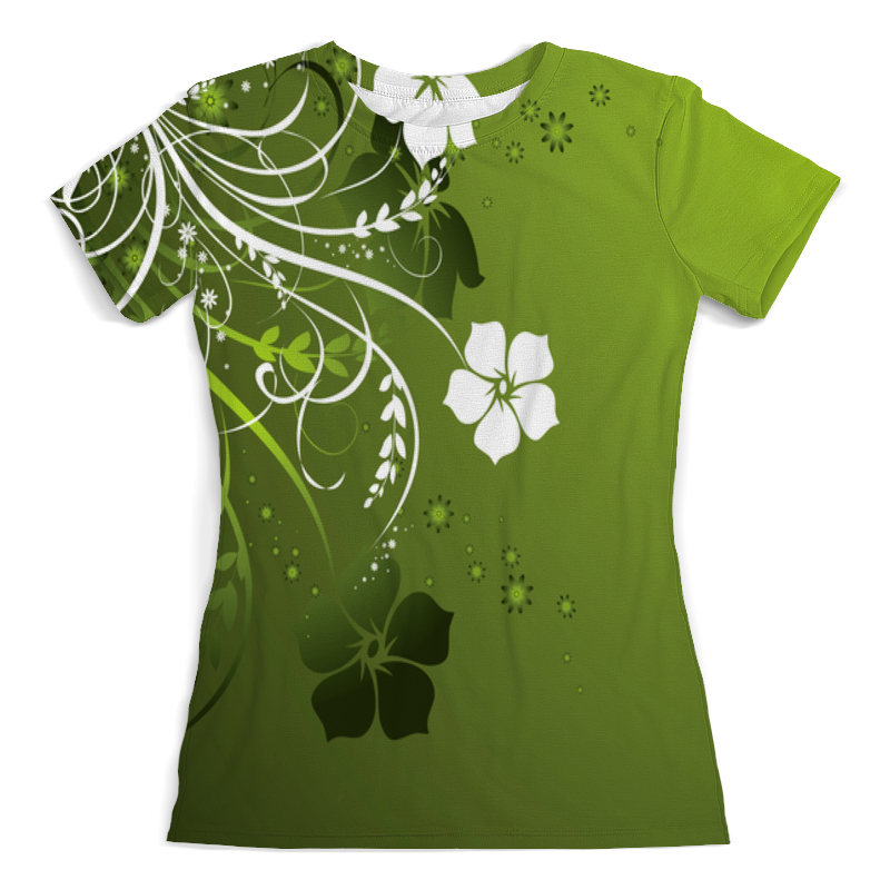 Printio Футболка с полной запечаткой (женская) Цветы printio футболка с полной запечаткой женская цветы для души