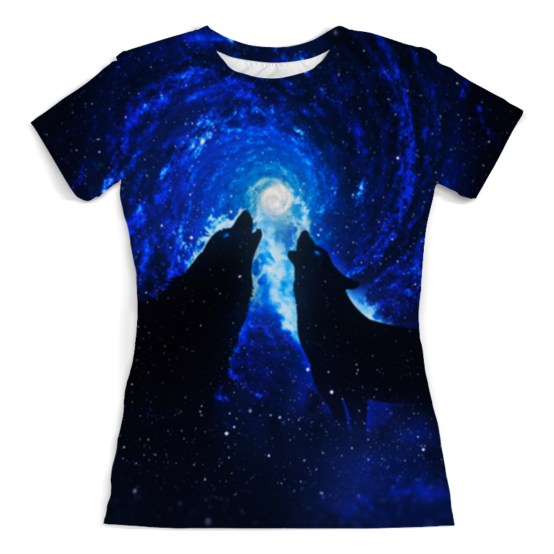 Printio Футболка с полной запечаткой (женская) Космические волки printio футболка с полной запечаткой женская космические приключения