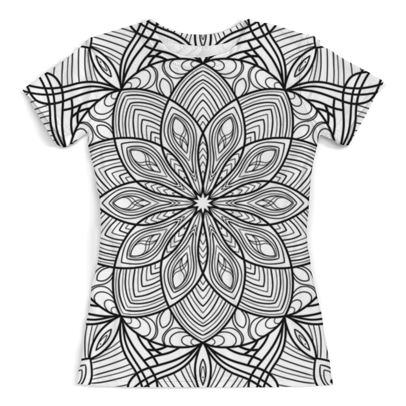 Printio Футболка с полной запечаткой (женская) Цветок printio футболка с полной запечаткой женская абстрактный орнамент петельки