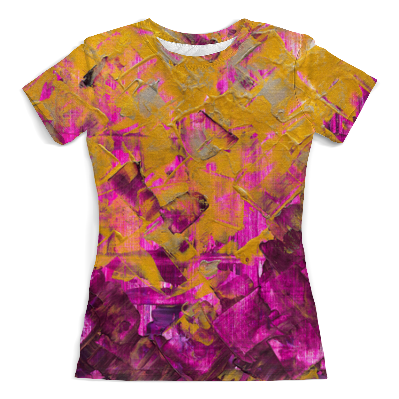 Printio Футболка с полной запечаткой (женская) Абстракция printio футболка с полной запечаткой женская разноцветные сердца для девочек будь ярче