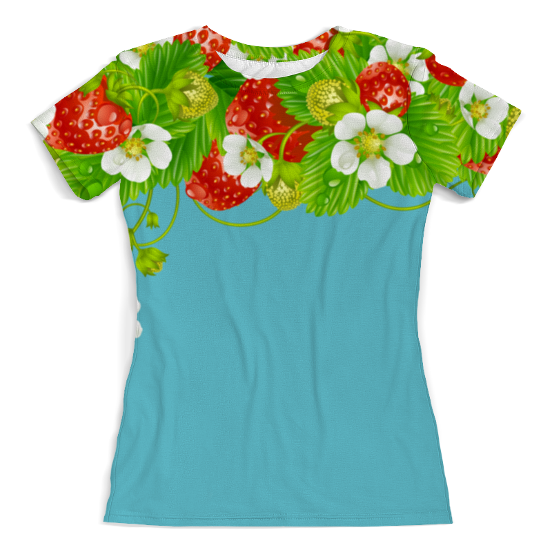 Printio Футболка с полной запечаткой (женская) Земляничная поляна printio футболка с полной запечаткой для девочек земляничная поляна