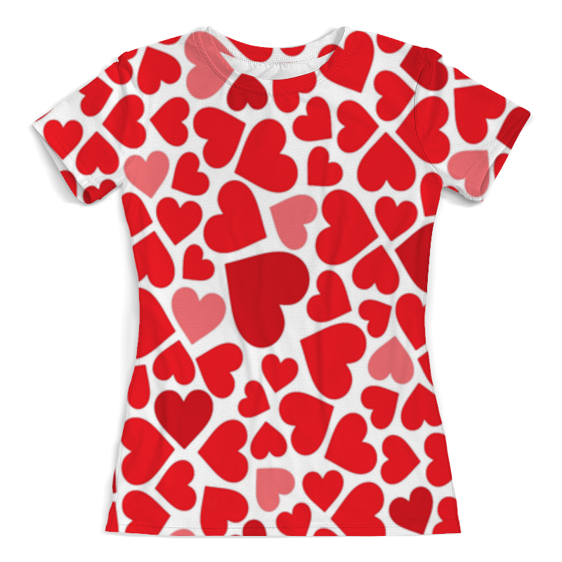 Printio Футболка с полной запечаткой (женская) Любовь printio футболка с полной запечаткой женская узор из сердец и полосок