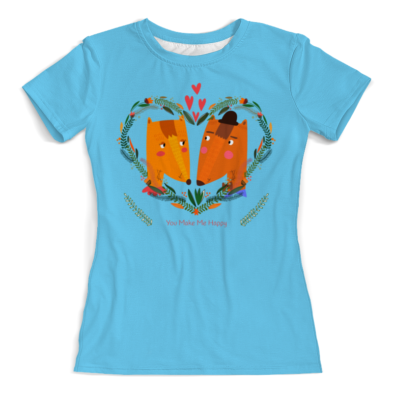 Printio Футболка с полной запечаткой (женская) Влюбленные printio футболка с полной запечаткой для девочек влюбленные