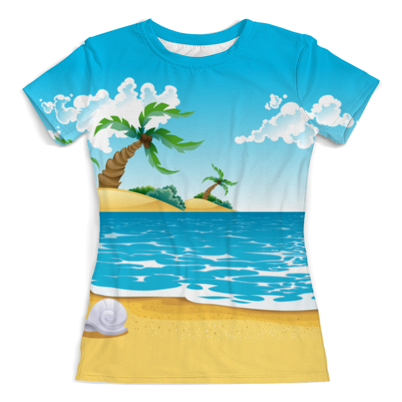 Printio Футболка с полной запечаткой (женская) Летний отдых printio футболка с полной запечаткой женская летний отдых