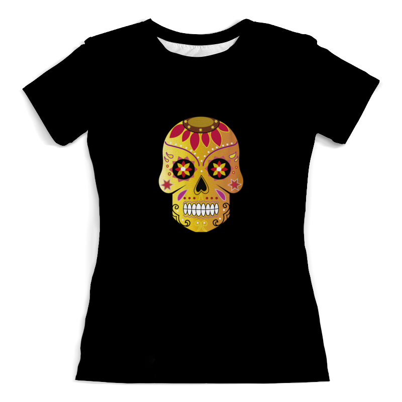 Printio Футболка с полной запечаткой (женская) Череп printio футболка с полной запечаткой женская череп