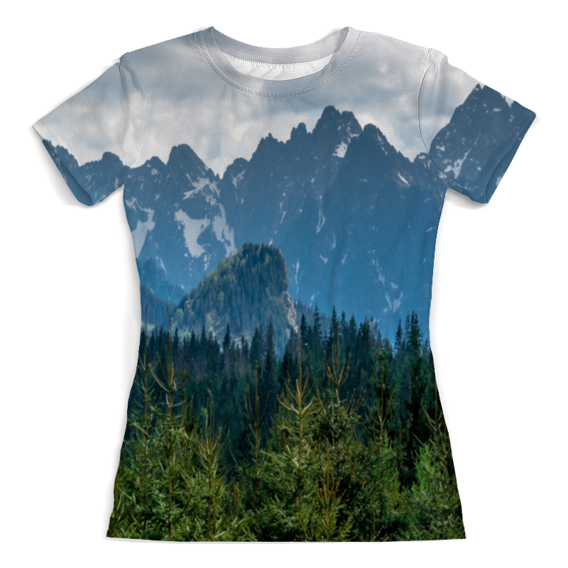 Printio Футболка с полной запечаткой (женская) Серые горы printio футболка с полной запечаткой женская серые горы