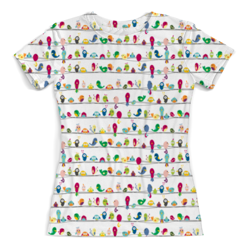 Printio Футболка с полной запечаткой (женская) Birds (птички) printio футболка с полной запечаткой женская flock of birds