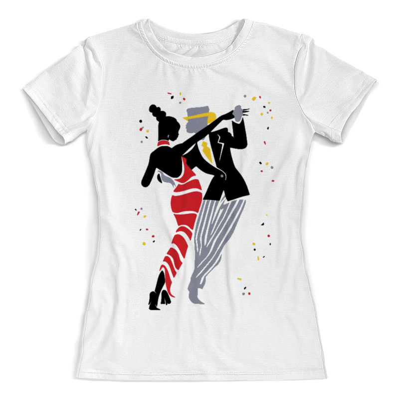 Printio Футболка с полной запечаткой (женская) Танцы. болеро printio футболка с полной запечаткой женская жена царя парные