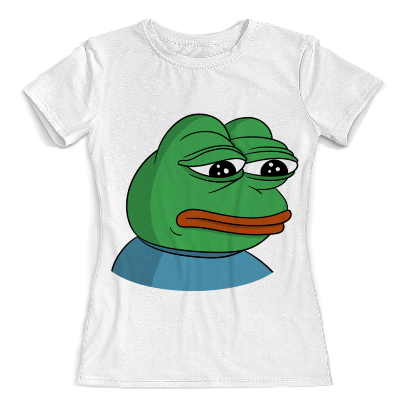 Printio Футболка с полной запечаткой (женская) Pepe the frog printio футболка с полной запечаткой женская pepe the frog