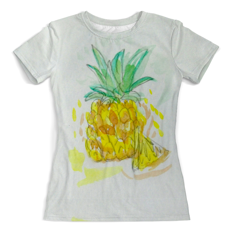 Printio Футболка с полной запечаткой (женская) Ананас printio футболка с полной запечаткой женская ананас