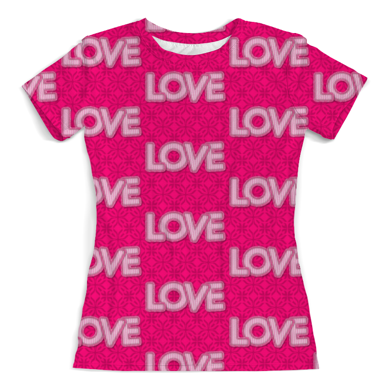 Printio Футболка с полной запечаткой (женская) Love love printio футболка с полной запечаткой женская panda love 3d