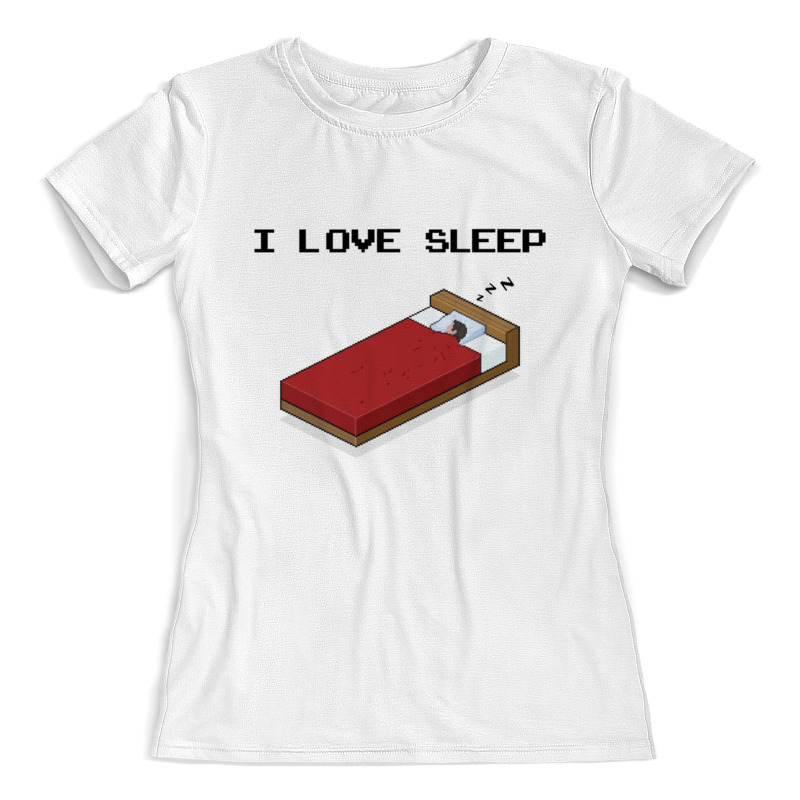 Printio Футболка с полной запечаткой (женская) i love sleep пиксель арт printio футболка классическая i love sleep пиксель арт