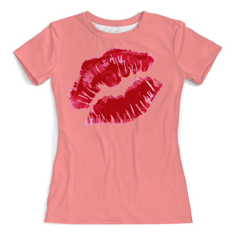 Printio Футболка с полной запечаткой (женская) Поцелуй. printio футболка с полной запечаткой женская поцелуй