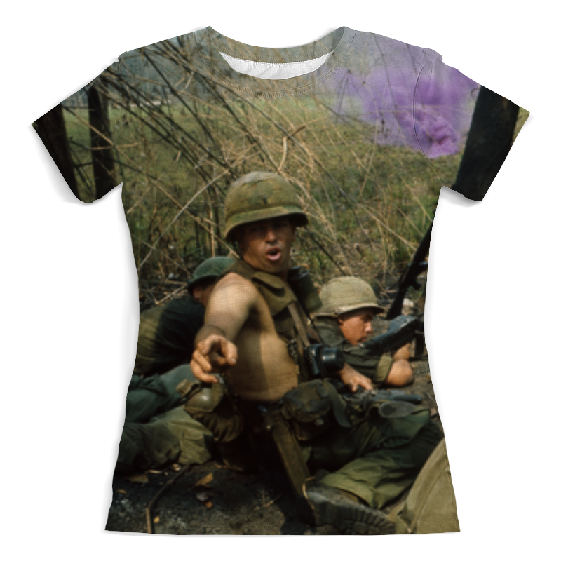 Printio Футболка с полной запечаткой (женская) Вьетнамская война printio футболка с полной запечаткой женская ядерная война