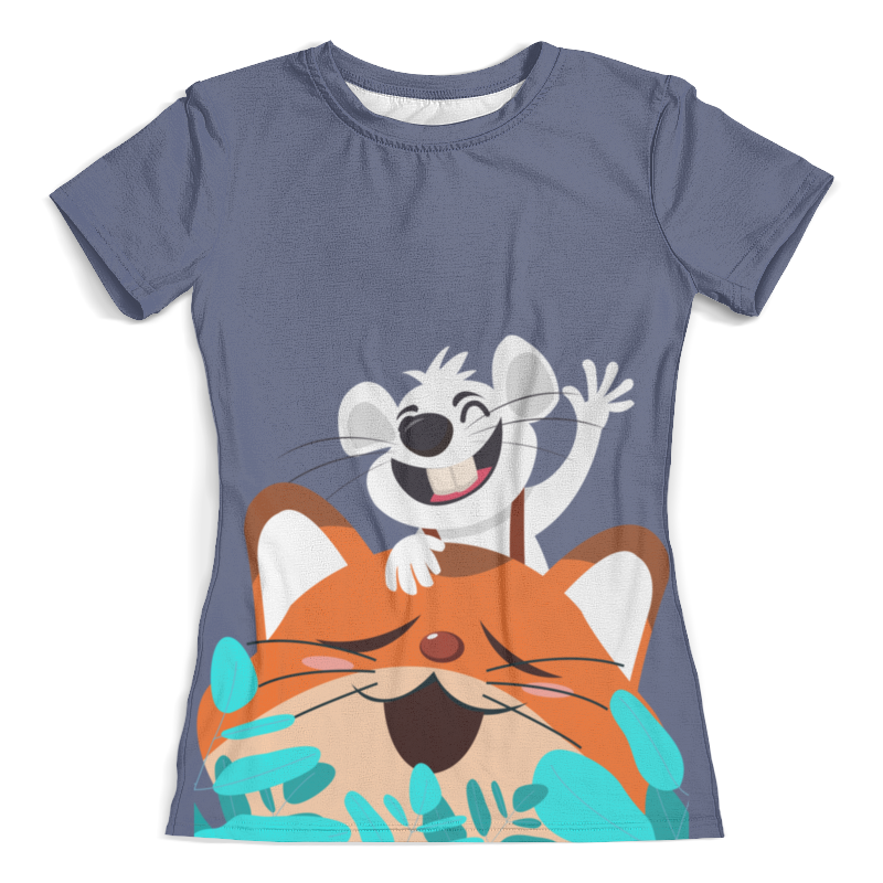 Printio Футболка с полной запечаткой (женская) Смешной мышонок (1) printio футболка с полной запечаткой женская смешной котик 1
