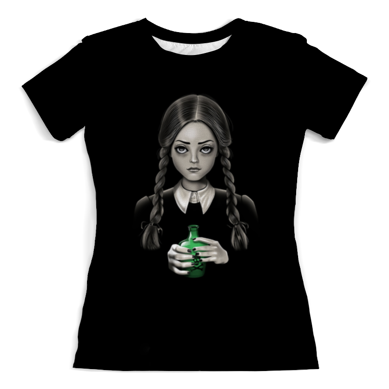 Printio Футболка с полной запечаткой (женская) Странная девочка printio футболка с полной запечаткой женская странная девочка