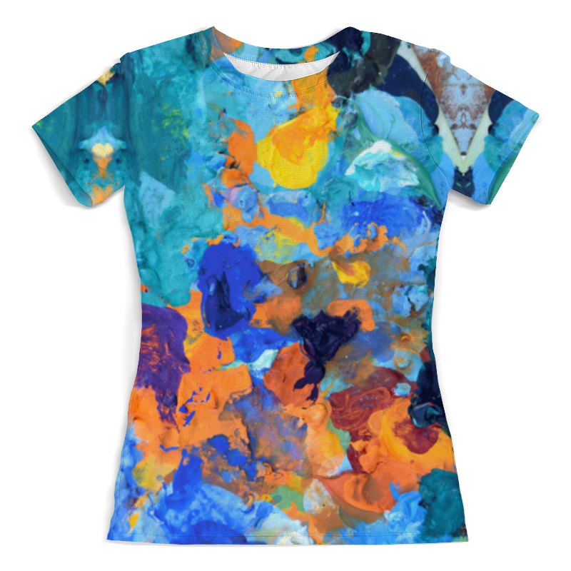 printio футболка с полной запечаткой мужская застывшие яркие краски Printio Футболка с полной запечаткой (женская) застывшие яркие краски