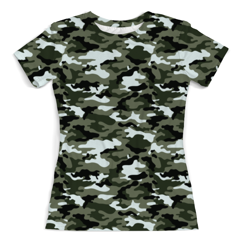 Printio Футболка с полной запечаткой (женская) Камуфляж 3