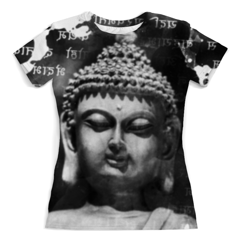 Printio Футболка с полной запечаткой (женская) Будда (письмена) printio футболка с полной запечаткой мужская рахула сын будды