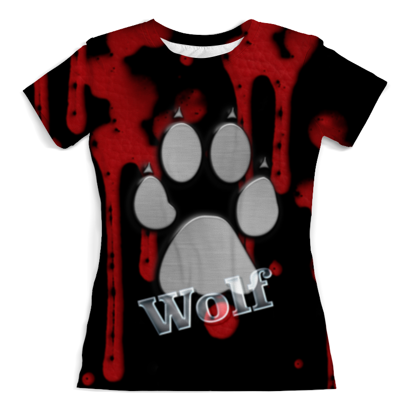 Printio Футболка с полной запечаткой (женская) Лапа волка printio футболка с полной запечаткой для девочек лапа волка