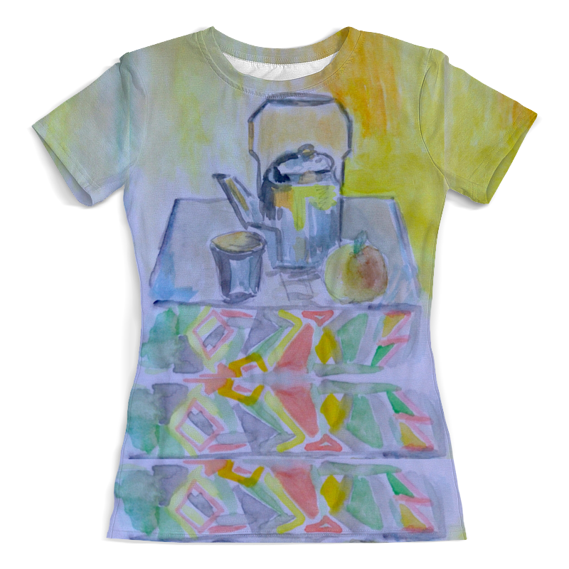 Printio Футболка с полной запечаткой (женская) На кухне printio футболка с полной запечаткой женская на вираже
