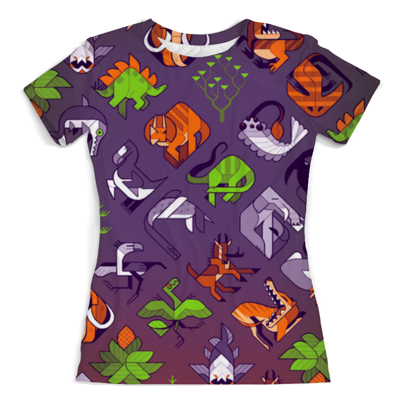 Printio Футболка с полной запечаткой (женская) Животные