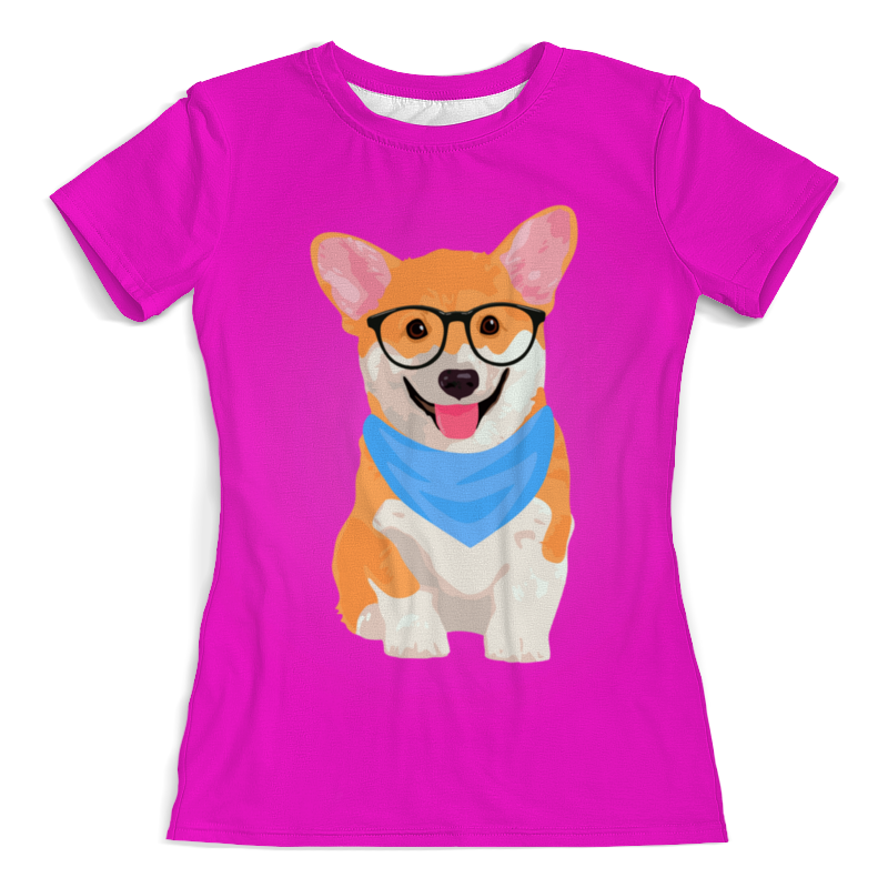 Printio Футболка с полной запечаткой (женская) Корги printio футболка с полной запечаткой женская корги собака