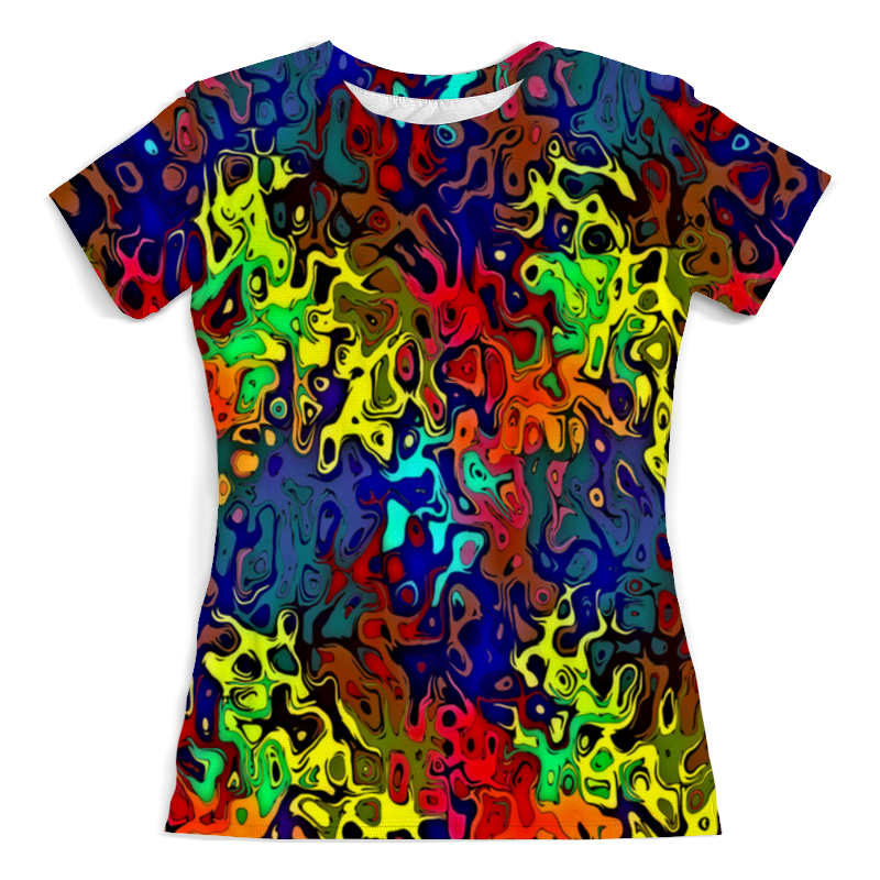 Printio Футболка с полной запечаткой (женская) Пятна краски