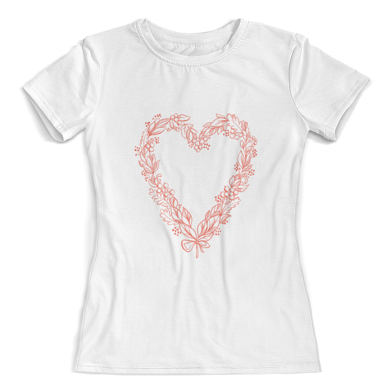 Printio Футболка с полной запечаткой (женская) Сердце printio футболка с полной запечаткой женская розовое сердце