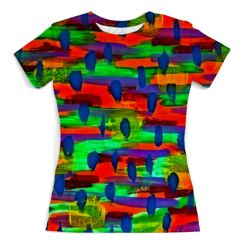 Printio Футболка с полной запечаткой (женская) Рисунок красками