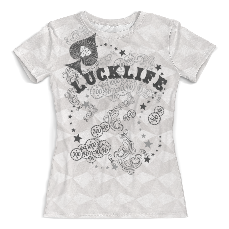 Printio Футболка с полной запечаткой (женская) Luck life printio футболка с полной запечаткой женская life trip