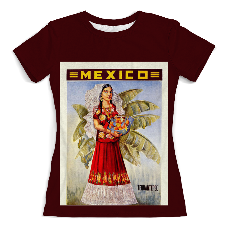 Printio Футболка с полной запечаткой (женская) Мексика printio футболка с полной запечаткой мужская мексика