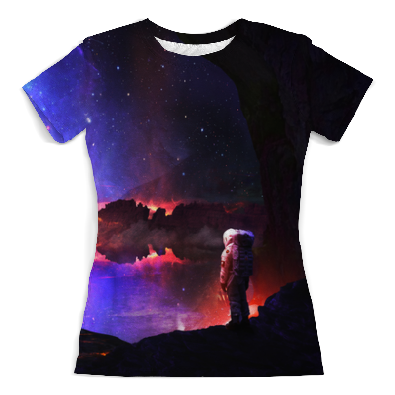 Printio Футболка с полной запечаткой (женская) Космос printio футболка с полной запечаткой женская девушка космос от milanna