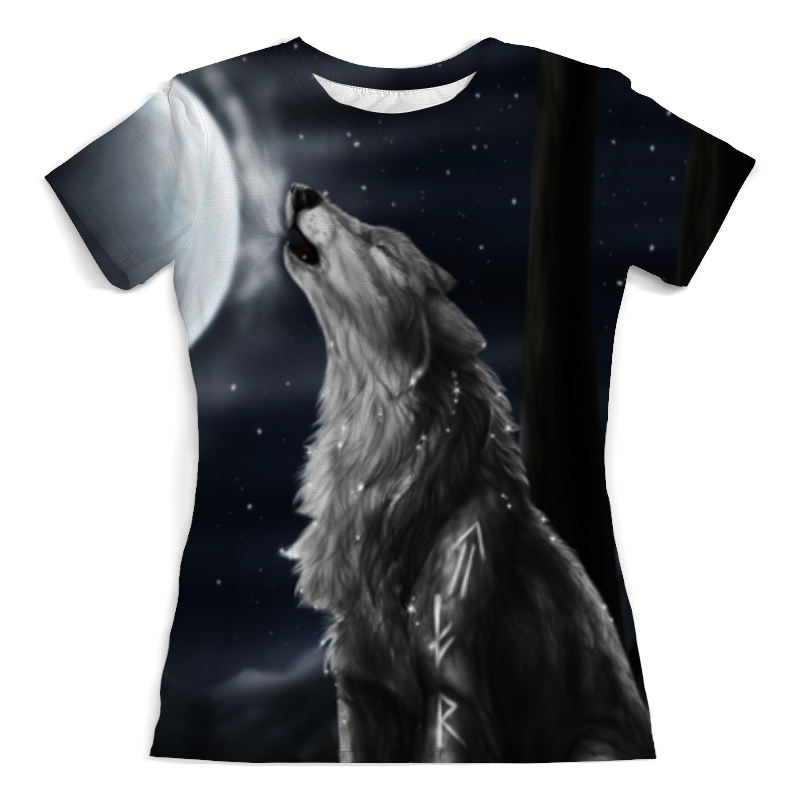 Printio Футболка с полной запечаткой (женская) Одиночество волка printio футболка с полной запечаткой женская душа волка