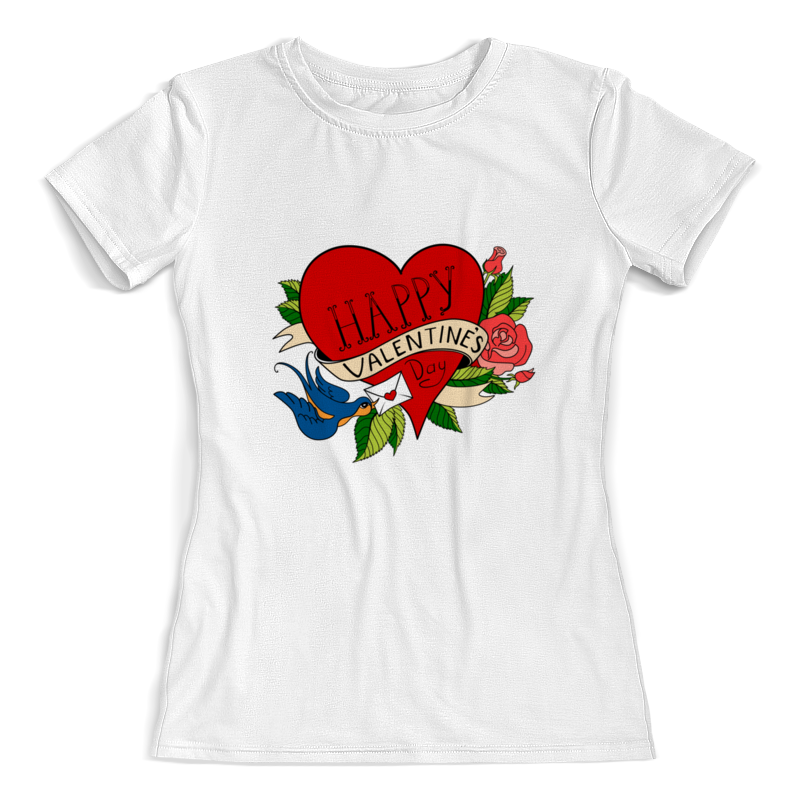 Printio Футболка с полной запечаткой (женская) День влюбленных printio футболка с полной запечаткой женская день всех влюбленных