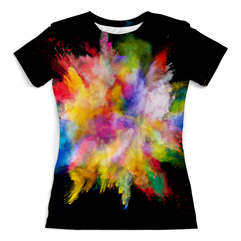 Printio Футболка с полной запечаткой (женская) Краски